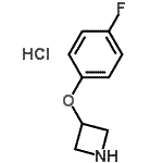 CAS#: 63843-78-7, 3-(4-Fluorophenoxy)Azetidine Hydrochloride (1:1)