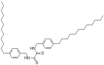 CAS 登录号:63867-40-3, N,N'-二(4-十二烷基苄基)乙烷二硫代酰胺