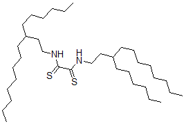 CAS 登录号：63867-42-5， N,N'-二(3-己基十一烷基)乙烷二硫代酰胺