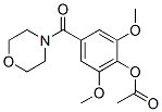 CAS#: 63868-49-5, 4-(4-Acetoxy-3,5-Dimethoxybenzoyl)Morpholine