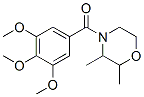 CAS 登录号:63868-63-3, 2,3-二甲基-4-(3,4,5-三甲氧基苯甲酰基)吗啉