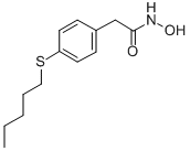 CAS 登录号：63884-96-8， 4-(戊基硫代)苯基乙酰氧肟酸