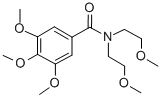 CAS 登录号：63886-98-6， N,N-二(2-甲氧基乙基)-3,4,5-三甲氧基苯甲酰胺