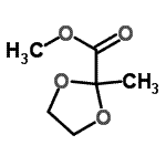 CAS#: 63892-20-6, Methyl 2-methyl-1,3-dioxolane-2-carboxylate