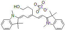 CAS#: 63899-25-2, 2-[(1E,3E)-3-(3-Hydroxypropyl)-5-(1,3,3-Trimethyl-1,3-Dihydro-2H-Indol-2-Ylidene)-1,3-Pentadienyl]-1,3,3-Trimethyl-3H-Indolium Perchlorate