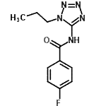 CAS 登录号：639048-60-5， 4-氟-N-(1-丙基-1H-四唑-5-基)苯甲酰胺