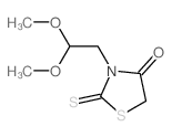 CAS#: 63909-89-7, 3-(2,2-Dimethoxyethyl)-2-Sulfanylidene-Thiazolidin-4-One