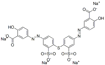 CAS#: 6391-20-4, Tetrasodium 5,5'-[Thiobis[(3-Sulphonato-p-Phenylene)Azo]]Disalicylate