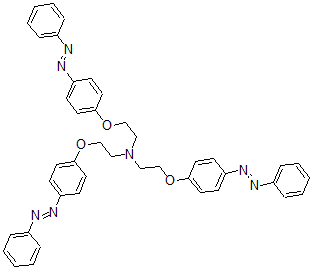 CAS 登录号：63918-26-3， beta-(4-苯基偶氮苯氧基)-N,N-二[2-(4-苯基偶氮苯氧基)乙基]乙胺
