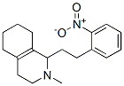 CAS 登录号:63938-00-1, 2-甲基-1-(2-硝基苯乙基)-1,2,3,4,5,6,7,8-八氢异喹啉