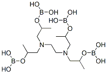 CAS 登录号：63938-89-6， N,N,N',N'-四(2-二羟基硼氧基丙基)乙二胺
