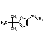 CAS#: 639465-49-9, N-Methyl-5-(2-methyl-2-propanyl)-2-furanamine