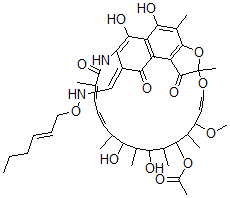 CAS#: 63950-95-8, 3-[(2-Hexenyl)Oxyiminomethyl]Rifamycin