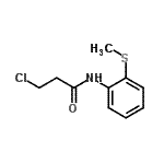 CAS#: 6397-38-2, 3-Chloro-N-[2-(Methylsulfanyl)Phenyl]Propanamide