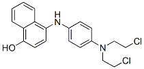 CAS 登录号：63978-92-7， N-[4-[二(2-氯乙基)氨基]苯基]-4-羟基-1-萘胺