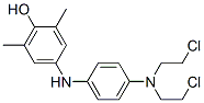 CAS 登录号：63979-56-6， 4-[[4-[二(2-氯乙基)氨基]苯基]氨基]-2,6-二甲基苯酚