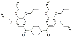 CAS#: 63980-46-1, 1,4-Bis[3,4,5-Tris(Allyloxy)Benzoyl]Piperazine