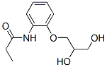 CAS 登录号：63992-00-7， 3-[2-(丙酰基氨基)苯氧基]-1,2-丙烷二醇