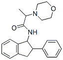 CAS 登录号:63992-14-3, N-(2-吗啉基丙酰基)-2-苯基-1-茚满胺
