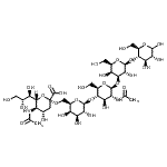 CAS#: 64003-55-0, (6R)-5-Acetamido-3,5-dideoxy-6-[(1R,2R)-1,2,3-trihydroxypropyl]-beta-L-threo-hex-2-ulopyranonosyl-(2->6)-beta-D-galactopyranosyl-(1->4)-2-acetamido-2-deoxy-beta-D-glucopyranosyl-(1->3)-beta-D-galactopyranosyl-(1->4)-D-glucopyranose