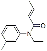 CAS 登录号：64011-89-8， N-乙基-N-(3-甲基苯基)-2-丁烯酰胺