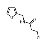 CAS#: 64017-87-4, 3-Chloro-N-(2-furylmethyl)propanamide