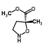 CAS#: 64018-55-9, Methyl (5R)-5-methyl-1,2-oxazolidine-5-carboxylate