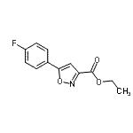 CAS 登录号：640291-92-5， 乙基5-(4-氟苯基)-1,2-恶唑-3-羧酸酯
