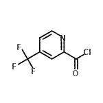 CAS 登录号：640296-12-4， 4-(三氟甲基)-2-吡啶甲酰氯