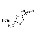 CAS#: 64031-37-4, 2,4-Diethynyl-2,4-dimethyl-1,3-dioxolane