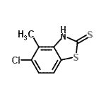 CAS#: 64036-75-5, 5-Chloro-4-methyl-1,3-benzothiazole-2(3H)-thione