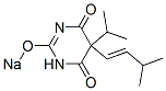CAS#: 64038-30-8, 5-Isopropyl-5-(3-Methyl-1-Butenyl)-2-Sodiooxy-4,6(1H,5H)-Pyrimidinedione