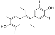 CAS#: 64043-55-6, Tetraiodo-alpha,alpha'-diethyl-4,4'-stilbenediol