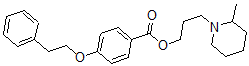 CAS 登录号：64050-39-1， 3-(2-甲基哌啶基)丙基 4-苯乙基氧基苯甲酸酯