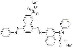 CAS#: 6406-30-0, Disodium 8-(Phenylamino)-5-[[4-(Phenylazo)-7-Sulphonato-1-Naphthyl]Azo]Naphthalenesulphonate
