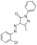 CAS#: 6407-74-5, 4-[(2-Chlorophenyl)Azo]-2,4-Dihydro-5-Methyl-2-Phenyl-3H-Pyrazol-3-One