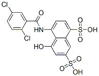 CAS#: 6407-95-0, 8-(2,5-Dichlorobenzamido)-1-Naphthol-3,5-Disulfonic Acid