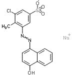 CAS 登录号：6409-09-2， 钠3-氯-5-[(4-羟基-1-萘基)偶氮]-4-甲基苯磺酸酯