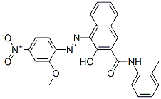 CAS#: 6410-33-9, 3-Hydroxy-4-[(2-Methoxy-4-Nitrophenyl)Azo]-N-(2-Methylphenyl)-2-Naphthalenecarboxamide