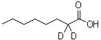 CAS#: 64118-36-1, (2,2-<sup>2</sup>H<sub>2</sub>)Octanoic acid