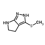 CAS#: 641627-37-4, 3-(Methylsulfanyl)-1,2,4,5-tetrahydropyrrolo[2,3-c]pyrazole