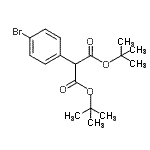 CAS#: 641638-37-1, Bis(2-methyl-2-propanyl) (4-bromophenyl)malonate