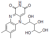 CAS 登录号：64183-66-0， 7,8-二甲基-5-(2,3,4,5-四羟基戊基)吡啶并[4,3-b]喹喔啉-1,3-二酮