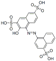 CAS#: 642-59-1, 3-Hydroxy-4-[(4-Sulphonaphthyl)Azo]Naphthalene-2,7-Disulphonic Acid