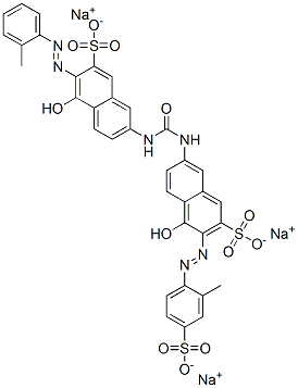 CAS#: 6420-43-5, Trisodium 4-Hydroxy-7-[[[[5-Hydroxy-7-Sulphonato-6-[(O-Tolyl)Azo]-2-Naphthyl]Amino]Carbonyl]Amino]-3-[(2-Methyl-4-Sulphonatophenyl)Azo]Naphthalene-2-Sulphonate