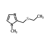 CAS#: 642075-20-5, 2-[(Ethylsulfanyl)methyl]-1-methyl-1H-imidazole