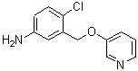 CAS#: 642084-31-9, 4-Chloro-3-[(3-pyridinyloxy)methyl]aniline