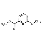 CAS#: 64224-67-5, Methyl 2-(methylsulfanyl)-4-pyrimidinecarboxylate