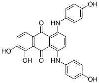 CAS#: 6425-07-6, 5,6-Dihydroxy-1,4-Bis[(4-Hydroxyphenyl)Amino]-9,10-Anthracenedione