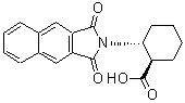 CAS 登录号：642995-15-1， (1R,2R)-2-(1,3-二氧代-1,3-二氢-2H-苯并[f]异吲哚-2-基)环己烷羧酸